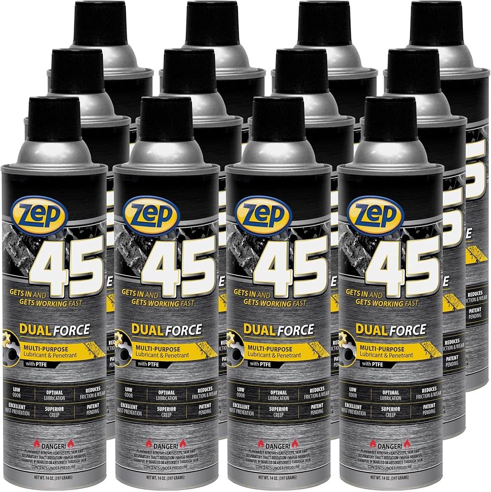 Amazon.com: Zep 45 Dual Force Lubricant and Penetrant 14 Oz - ONE Amazon.com: Zep 45 Dual Force Lubricant and Penetrant 14 Oz - ONE